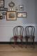 Boiserie Lambris in stile Shaker per bistrot dipinta a mano